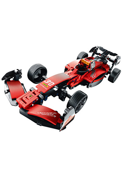 Feyza Oyuncak 2in1 Red Racing Car and Off Road Vehicles 443 Pieces |   6+ Yea...