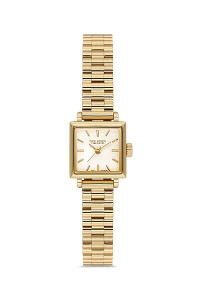 Dice Kayek Dk.1.Ag1428.25 Minimal Square Dial 3 Atm Water Resistant Gold Colo...