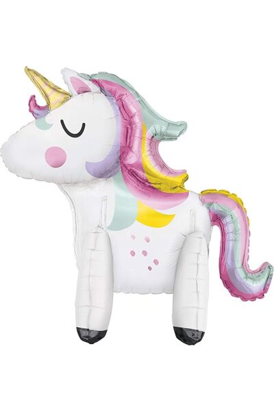 Unique 30" GIANT STANDING UNICORN FOIL BALLOON