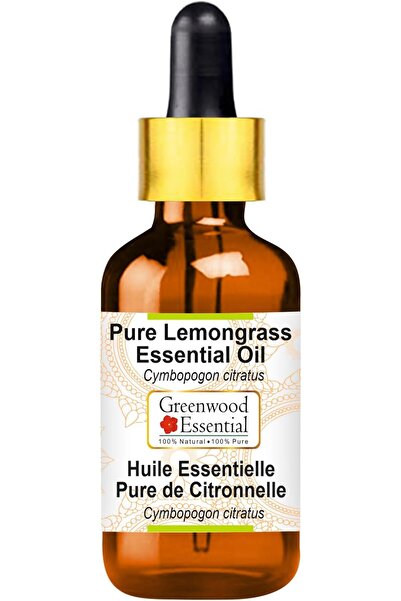 Greenwood Essential زيت عشبة الليمون العطري النقي (سيمبوبوغون سيتراتوس) مقطر ...