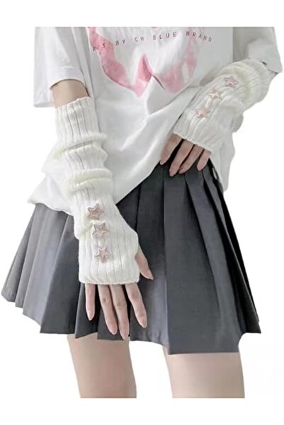 GENERAL Arm Warmers, Y2k Fingerless Gloves For Women Girls, Cute Fall Winter ...