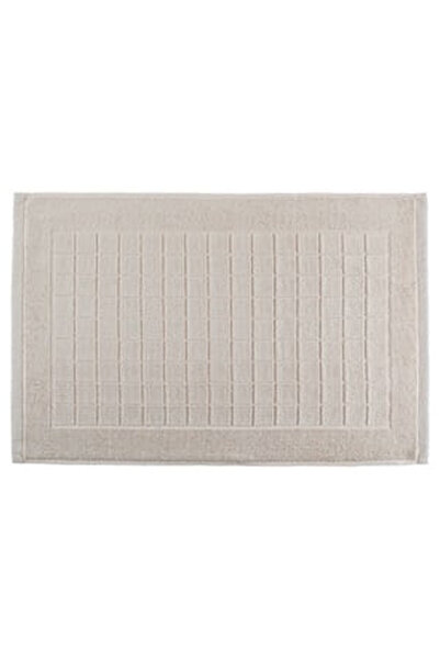 OEM Covoras Baie din Bumbac Bej Patratele 60x40cm