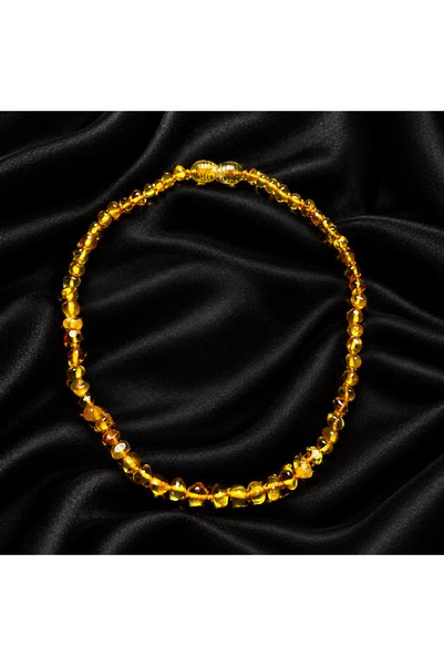 Sabır Taneleri Damla Amber Baby Necklace, for Ages 0-4