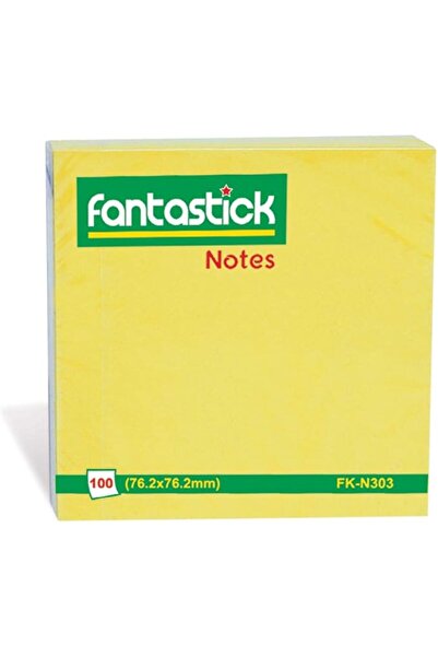 Fantastick Fantastic CUA000202 Sticky Notes 100-Sheets, 3 Inch x 3 Inch Size,...