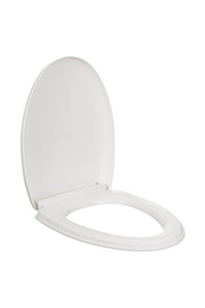 OEM Capac pentru Toaleta Alb cu Mecanism Soft Close V Shape 35.5x46cm