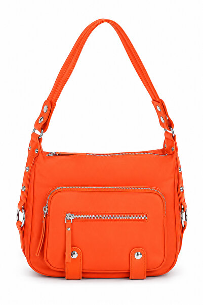 louisiana polo Jkln Women's Shoulder Bag Large Volume Daily Orange Bag 2405-8