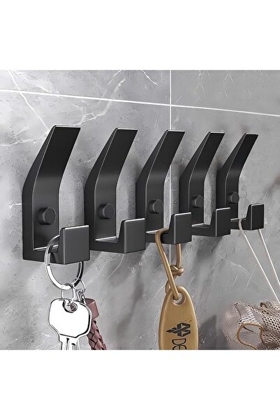 GENERAL 5 Pack Coat Hooks for Hanging, Heavy Duty Hat and Coat Hanger with Fi...