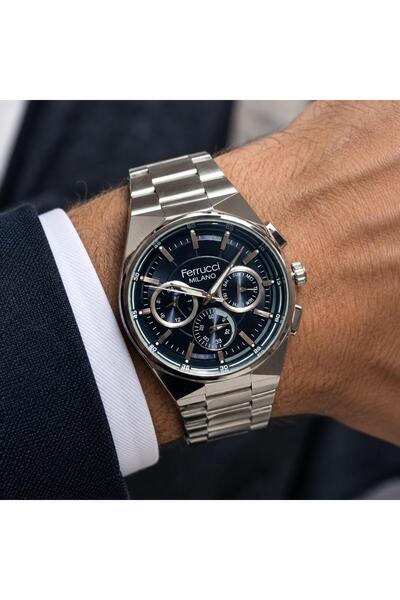 Ferrucci Fcf.03728M.01 Functions Active Steel Men's Wristwatch