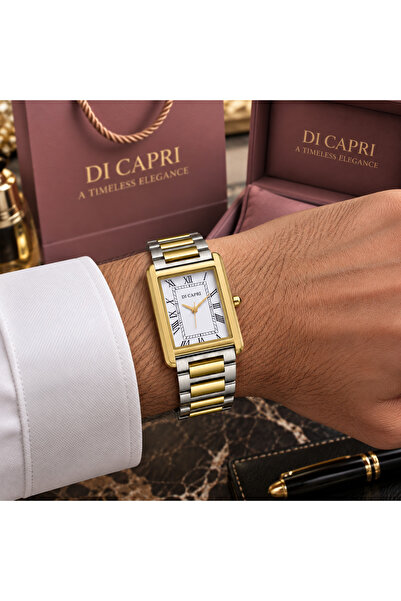 Generic Brand Di Capri Men's Two-Tone Watch Looster Time
