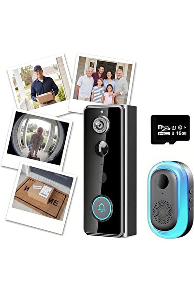 GENERAL Wireless Visual Doorbell With 16G Memory Card Remote Monitoring Video...