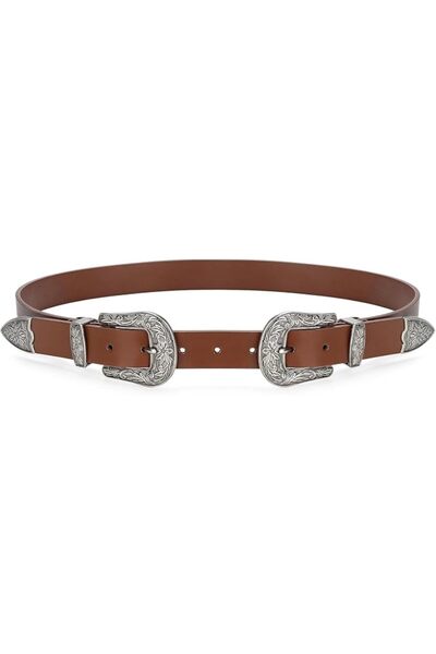 AZONEE Leather Waist Belt, Women's Chic Faux Leather Waist Belt, Women Leathe...