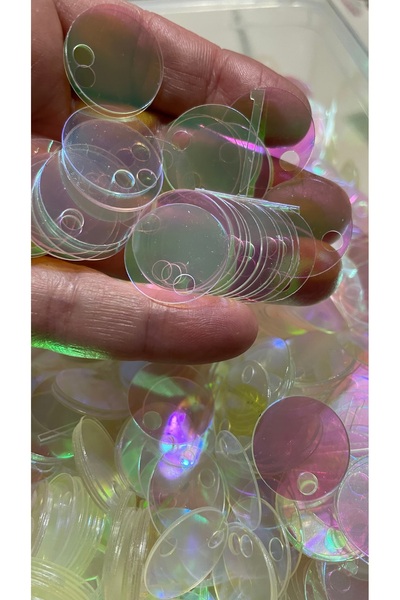 Makromİps 10 gram (+_2) 20 mm JANJANLI ÇANTA PULU PARLAK ŞIK PAYET MANGO ÇANT...