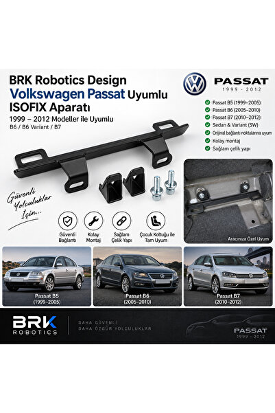 Brk Robotics Design Passat Uyumlu Çocuk Koltuğu Isofix Aparatı Iam