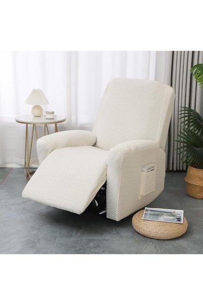 GENERAL All-Inclusive Stretch Velvet Recliner Slipcover, Anti-Slip Elastic Ar...