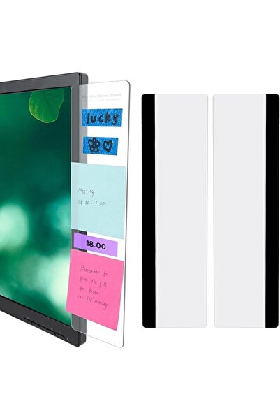 GENERAL Monitor Memo Board 2 Pcs, Side Mount Computer Note Holder, Screen Not...