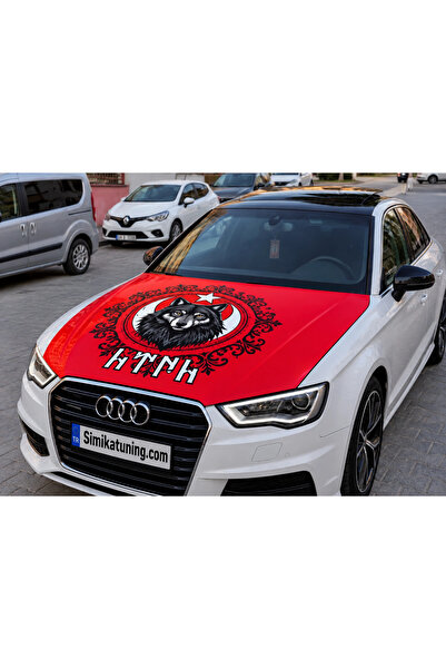 şimika tuning tuningmarketim Kurt Göktürk Bayrak kaliteli Digital Baski kaput...
