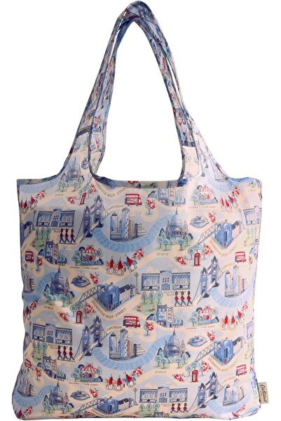 CATH KIDSTON حقيبة تسوق قابلة للطي FWAY SHOP LONDON، H69443، أزرق