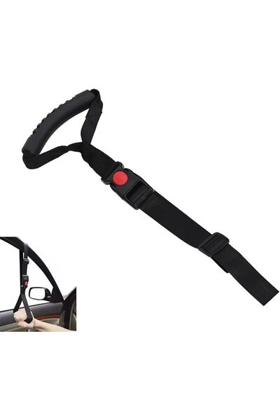 lunirawear قطعتان من مقابض السيارة القابلة للتعديل، مقبض أمان للمسنين وذوي ال...