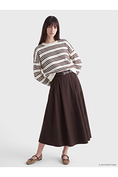 LC Waikiki Timeless Clothing & Timeless Choices Belted Flared Skirt