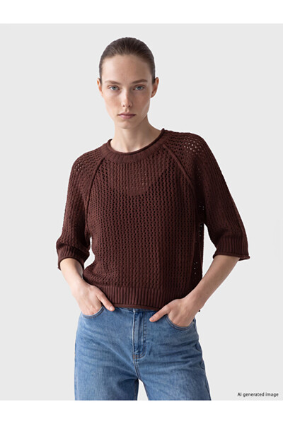LC Waikiki Timeless Clothing & Timeless Choices Zero Roba Collar Openwork Wom...