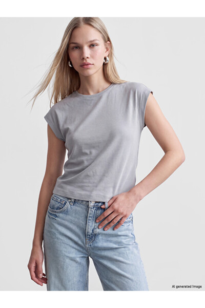 LC Waikiki Timeless Clothing & Timeless Choices Zero Roba Collar Women's T-Shirt