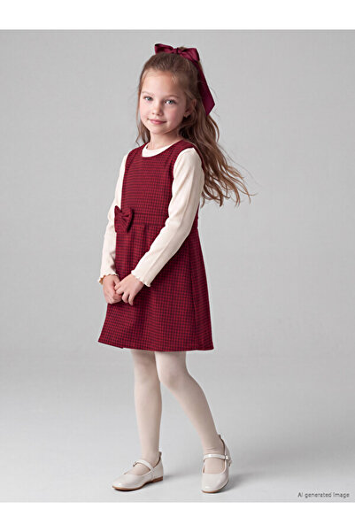 LC Waikiki Timeless Clothing & Timeless Choices Girls' Embroidered Checkered ...