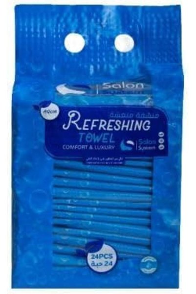 Salon System Aqua Fresh Disposable Towels - 24 Count