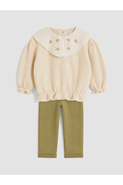 LC Waikiki Esvab • Modern & Distinctive Embroidered Baby Girl Set