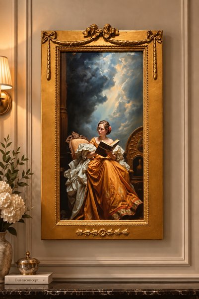 busraconcept Vintage tarzı el yapımı tablo 50x20 cm