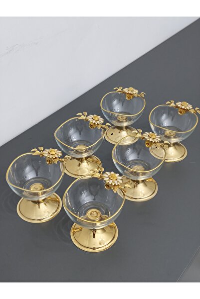 PARILTI HOME COLLECTİON Σετ 6 στρογγυλών κυματιστών και διαμορφωμένων μπολ, Μ...