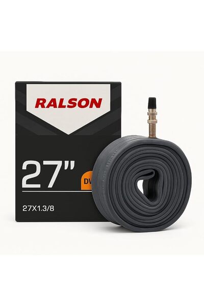 RALSON أنبوب داخلي للدراجات مقاس 27 بوصة 27x1-3/8 (27x1.375)، صمام دنلوب 35 م...