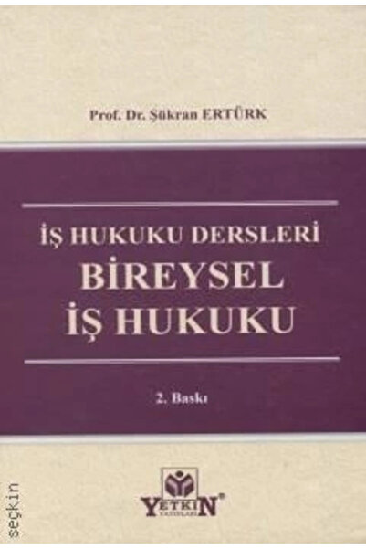 Yetkin Yayınları Bireysel İş Hukuku