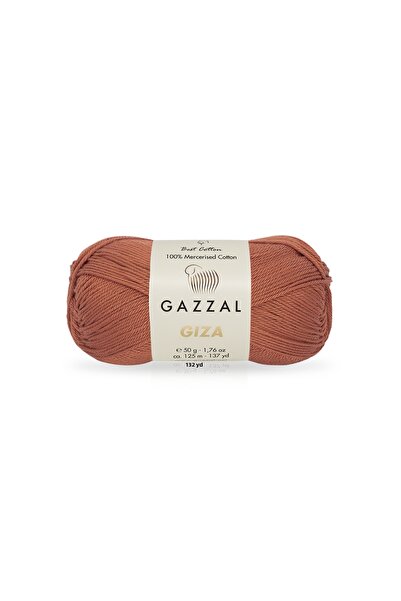 Gazzal Giza 100% Mercerized Cotton Knitting Yarn 50 Gr 125 m – 1 Piece-2490