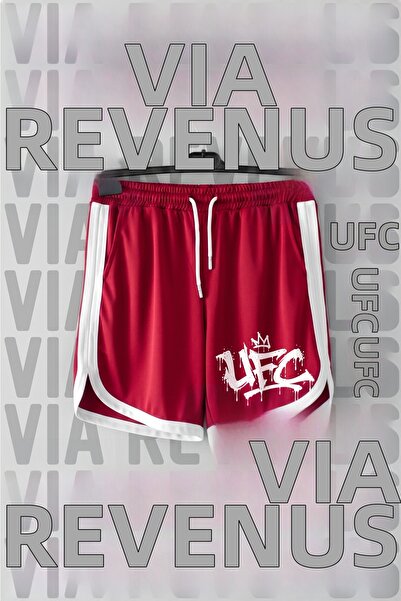 Vordevia Printed Piping Detailed Jersey Sports Training Shorts