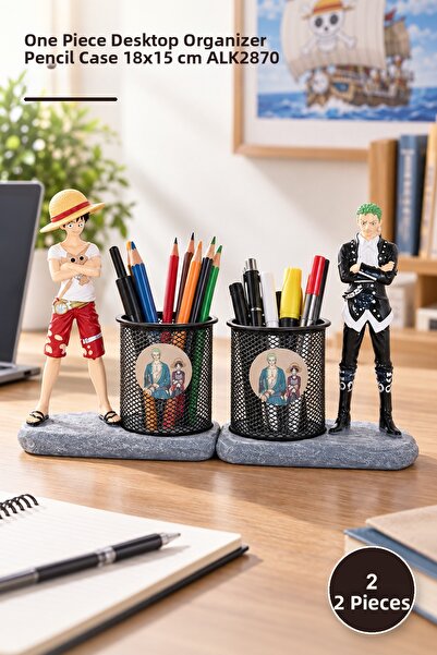 Yenilig 2 Pieces Polyester Pen Holder – One Piece Desktop Organizer One Piece...