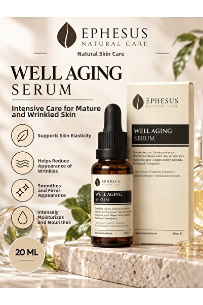 Ephesus Natural Care سيروم ويل إيجينج 20 مل - عناية منشطة مضادة للخطوط الدقيق...