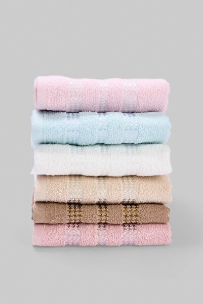 TRENDYOLMİLLA HOME 6-Piece Hand & Face Towel Set 40X70Cm Tphaw27Hvl00021