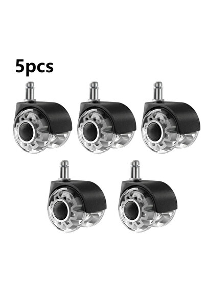 Choice 2 inch 11mm 5PCS Universal Mute Wheel Office Chair Caster Swivel Rubbe...