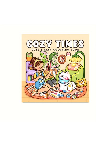 Choice4 Style 8 28 Pages Cutie Japan Style Coloring Book for Adult | Colourin...