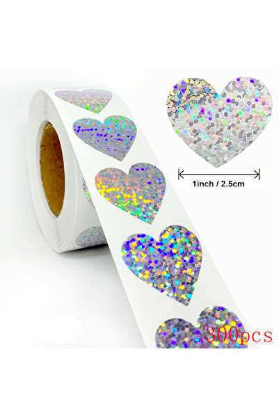Choice4 QY786-300pcs Exquisite 50-500pcs Laser Blank Love Heart Stars Round S...