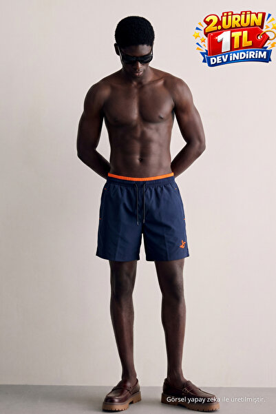 DAMGA JEANS Ανδρικό σορτς κολύμβησης Premium Jogger, ελαφρύ, γρήγορου στεγνώμ...