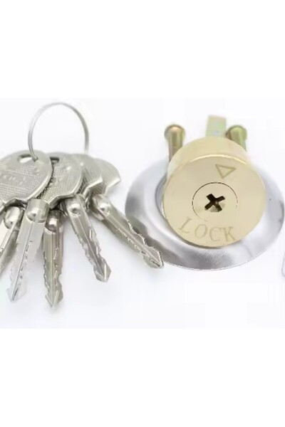 choice2 Cross Copper Security Lock Round Anti-Theft Interior Door Universal L...