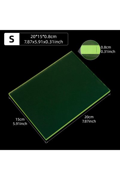 Choice S 1pc Polyurethane Leather Punching Mat, Soft Stamping Protection Pad,...