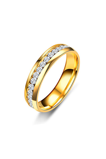 Choice 6 2 6MM Stainless Steel Crystal Rings For Women Fashion Full Rhineston...