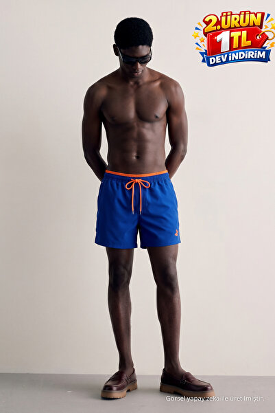 DAMGA JEANS Ανδρικό σορτς κολύμβησης Premium Jogger, ελαφρύ, γρήγορου στεγνώμ...