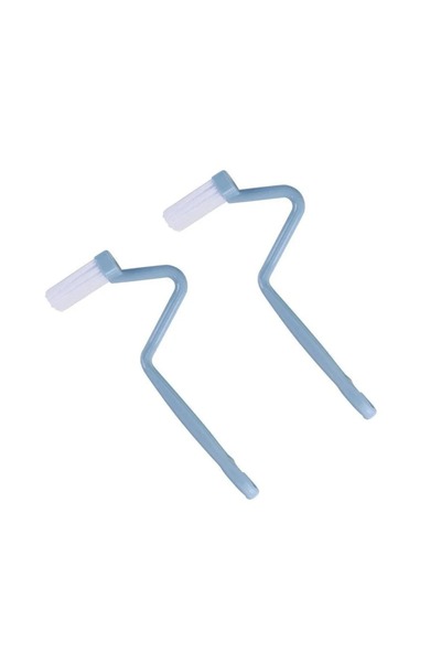 Choice3 فرشاة مرحاض منحنية زرقاء (قطعتان/1/2/3 قطع) بمقبض طويل - أداة تنظيف م...