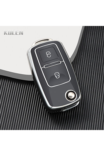 Choice9 2 Button S-Black TPU Car Key Case Cover Shell Fob For VW Volkswagen M...