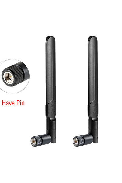 Choice4 2PCS 8dBi SMA Male 2-PCS High Gain Dual-Band 2.4/5.8GHz WiFi Antenna ...