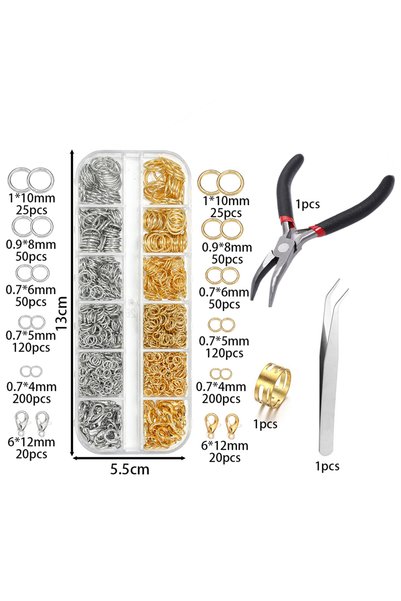 choice2 Set 06 930pcs/Box Jewelry Findings Kits Open Jump Rings Lobster Clasp...