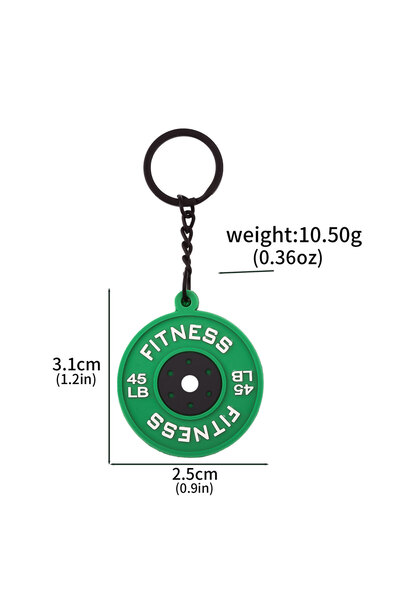 Choice25 K00925-05 2025 HOT! Fitness Keychain Gym Barbell Key chain Weightlif...